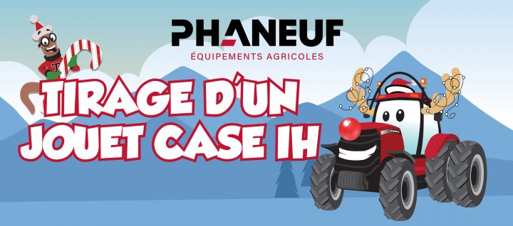 Tirage d’un jouet Case IH