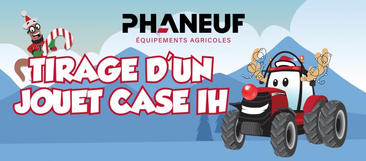 Tirage d’un jouet Case IH