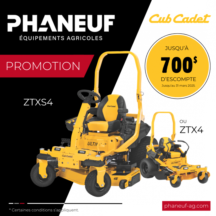 Promotion Cub Cadet