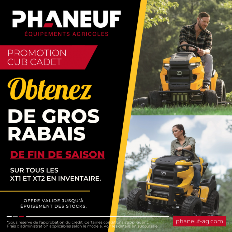 Rabais Cub Cadet